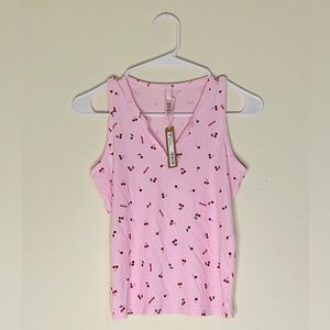 SKIMS- Soft Lounge Cherry Print Tank 🍒